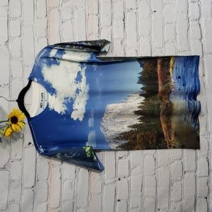 Get A Life tshirt nature scenes Men Sz S